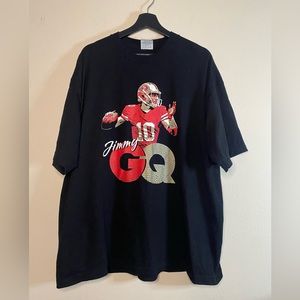49er Jimmy Garoppolo Graphic Tee Size 2XL T Shirt Women Kids Men